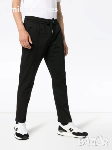 Dolce & Gabbana DG Black Logo Plaque Мъжки Спортни Панталони size 50 (M / L) и 54 (XL)