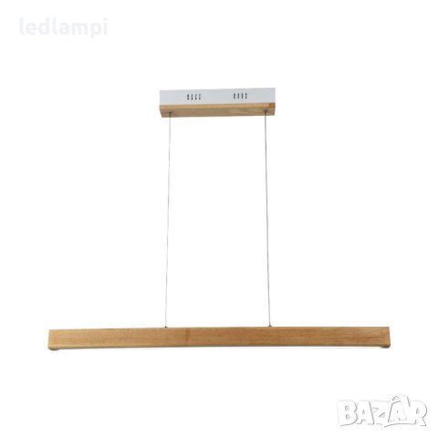 LED Полилей 12W Дърво Неутрално Бяла Светлина