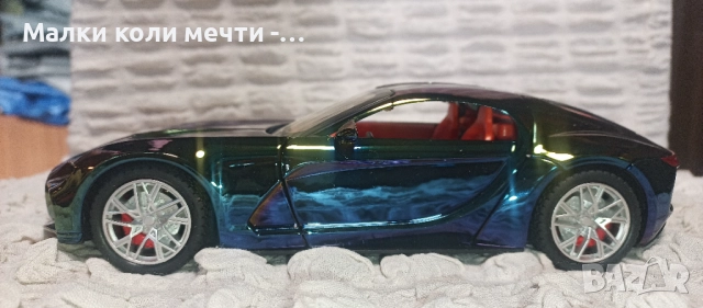 Метална кола Bugatti Atlantic , чисто нова , снимка 7 - Колекции - 52790822
