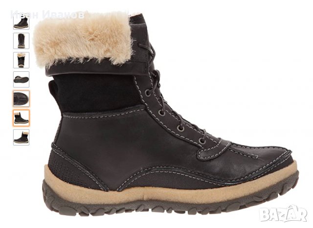 туристически /градски  изолирани боти  MERRELL Tremblant Mid Polar Waterproof  номер 38 , снимка 4 - Дамски боти - 35351493