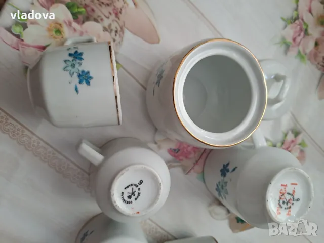 Порцеланов сервиз за кафе , снимка 7 - Сервизи - 49631784