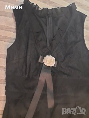 Елегантня дълга рокля от дантела, снимка 5 - Рокли - 33422633