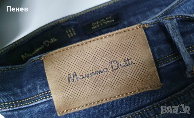 Massimo Dutti мъжки тъмно сини дънки, снимка 4 - Дънки - 43244567