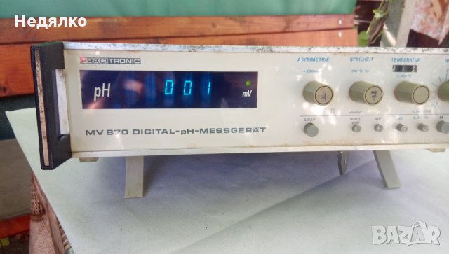  Стар уред за измерване на pH DDR 1982г, снимка 2 - Други ценни предмети - 33446352