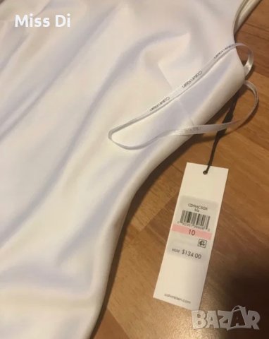 CALVIN KLEIN Бяла официална рокля,US10,УНИКАТ,внос от USA, снимка 5 - Рокли - 38315360