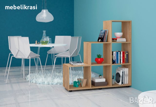 Етажерка Аполо 3 - 112 см - Дъб сонома