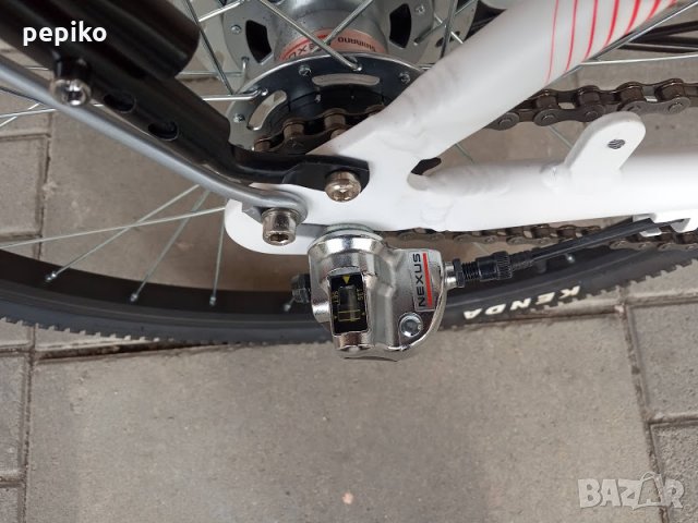 Продавам колела внос от Германия Алуминиев двойно сгъваем велосипед TOUR SPORT 24 цола SHIMANO NEXUS, снимка 15 - Велосипеди - 32577736