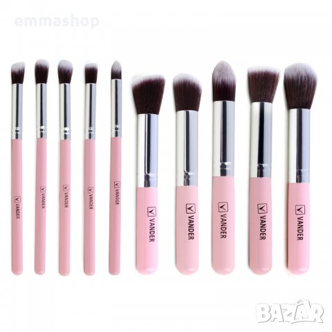 Професионални четки 10бр KABUKI, снимка 4 - Комплекти и лотове - 28689951