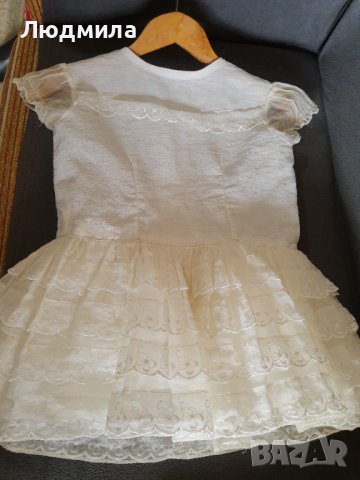 Детска рокля,за тържества, снимка 4 - Бебешки рокли - 42935538