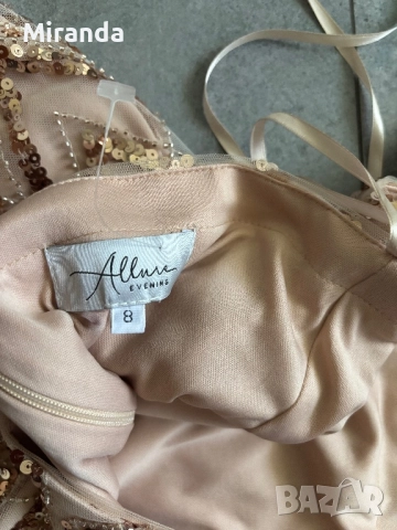 Allure елегантна рокля с пайети S, снимка 9 - Рокли - 51544664