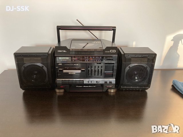 JVC PC-V2 VINTAGE RETRO BOOMBOX Ghetto Blaster радио касетофон , снимка 4 - Радиокасетофони, транзистори - 43965780