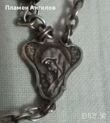 Стара, рядка броеница от 40те години на миналия век. , снимка 4 - Антикварни и старинни предмети - 52241912