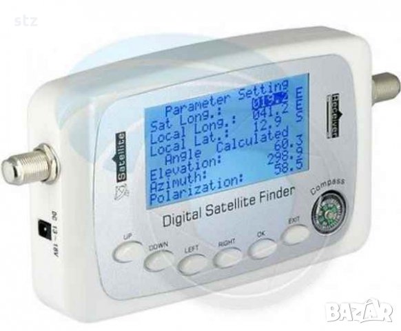 SF-500 Star finder Satlink Digital Satellite Finder Signal Meter Sat Dish Finder with DVB-S DVB-S2, снимка 3 - Приемници и антени - 27695734