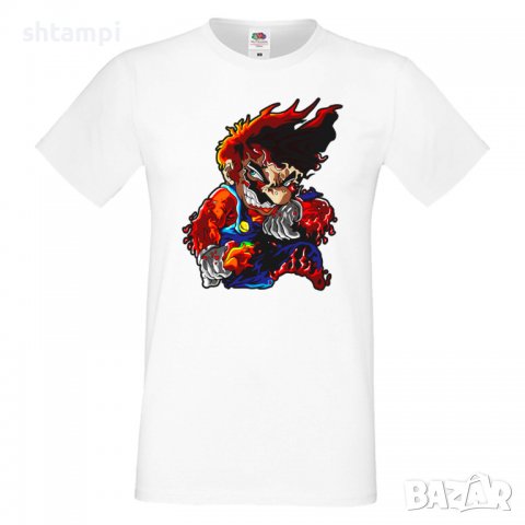 Мъжка тениска Mario Flame Игра,Изненада,Подарък,Празник,Повод, снимка 5 - Тениски - 37236168