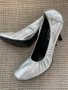 Уникални скъпи сребристи обувки CAFENOIR Италия, снимка 3