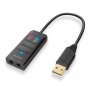 Звукова карта на USB Sharkoon SB1 SH0068 - външна USB Sound Card External, снимка 1 - Кабели и адаптери - 32398478
