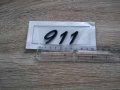 Черна емблема Порше Porsche 911 надпис, снимка 5