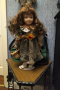 Ръчно изработена стара порцеланова кукла 