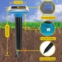 Соларен репелент за къртици, ултразвуков, водоустойчив, 4 бр., снимка 3