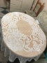 Бяла дантелена покривка, снимка 1