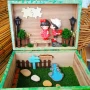 Уникална дървена кутия-макет "Fairy garden" с вътрешна декорация сюжет, снимка 4
