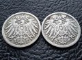 Стара монета 5 пфенига 1910 г.  буква  А , 2 броя- Германия- хит цена !, снимка 3