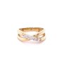 Златен дамски пръстен 3,32гр. размер:56 14кр. проба:585 модел:20335-2, снимка 1 - Пръстени - 43116836