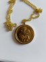 Позлатен медальон за кръщене/именуване/, снимка 2