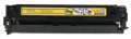 HP CE322A, 128A Yellow съвместима тонер касета (1.4k), снимка 2