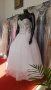 сватбена булчинска рокля с кристали по поръчка, снимка 5