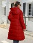 Зимно дамско яке със средна дължина и изчистен дизайн, 2цвята - 023, снимка 5