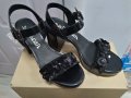 Нови черни дамски сандали , снимка 1