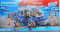 Полицейски автобус със звук и светлини Playmobil 71716 78 части , снимка 3