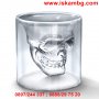 Стъклена чаша - шот череп, 100мл   код 1020, снимка 10