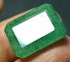 14,25 карата Естествен зелен изумруд Замбийски сертифициран камък, снимка 4