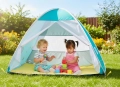 Сгъваема палатка за деца с UV защита pop up с подложка за плаж къмпинг градина, снимка 1
