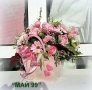 Романтичен подарък с рози и ранункулус, снимка 2