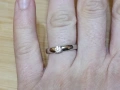 Сребърен пръстен с мойсанит , снимка 4