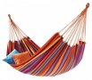 Цветен хамак памучно платно с чанта/Многоцветно райе, снимка 1 - Къмпинг мебели - 43853321