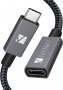 iVANKY USB C удължителен кабел 100 см [100 W, 20 Gbps] USB-C 3.1 Gen 2 мъжки към женски 4K видео каб, снимка 1 - Кабели и адаптери - 40114953