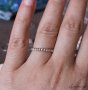 Нежно сребърно пръстенче R054 , снимка 4