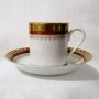 Колекционерска порцеланова чаша с чинийка Reichenbach Germany., снимка 1 - Чаши - 43875957