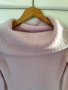 Дамски пуловер с обемна поло яка , снимка 1 - Блузи с дълъг ръкав и пуловери - 44013436