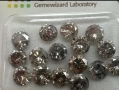 16 бр. сиви натурални диаманти (сертифицирани GWLab), снимка 1