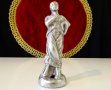 Статуетка,фигура Дама от калай 300 гр. , снимка 2