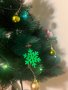 Снежинки за обеци или украса за елха, снимка 1 - Обеци - 43430173