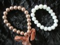 Дамски гривни -2броя-Майоркински перли , снимка 1