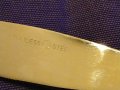 Herdmar Spigo Old Gold Stainless Steel -6 броя нови ножа позлатени гравирани -206мм, снимка 7