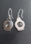 Руски сребърни обеци"Самовари" с планински кристал , снимка 3