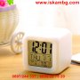 Антистрес LED часовник кубче - 7 цвята, снимка 10
